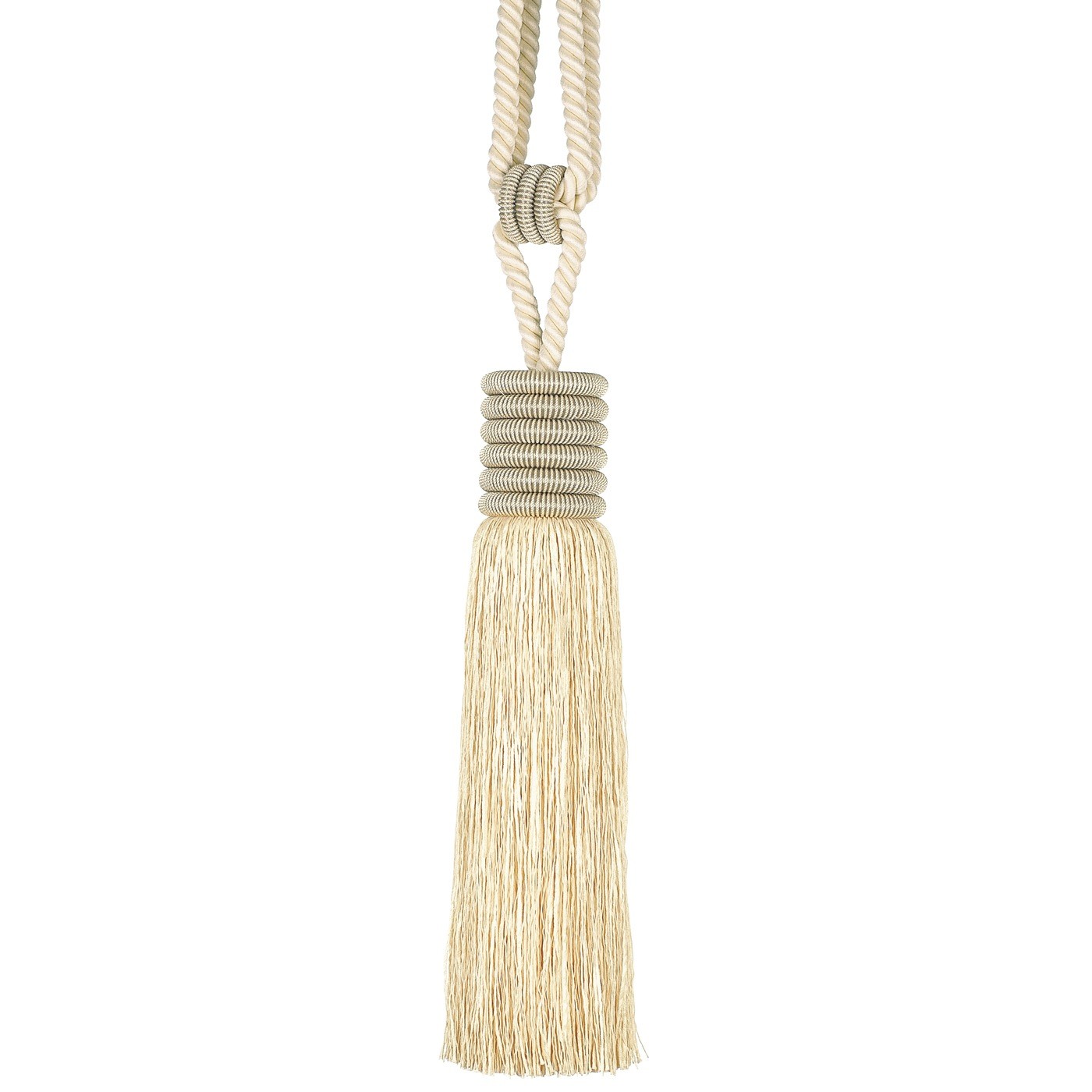 1 Tassel Tie Back With Rings 35268-9020