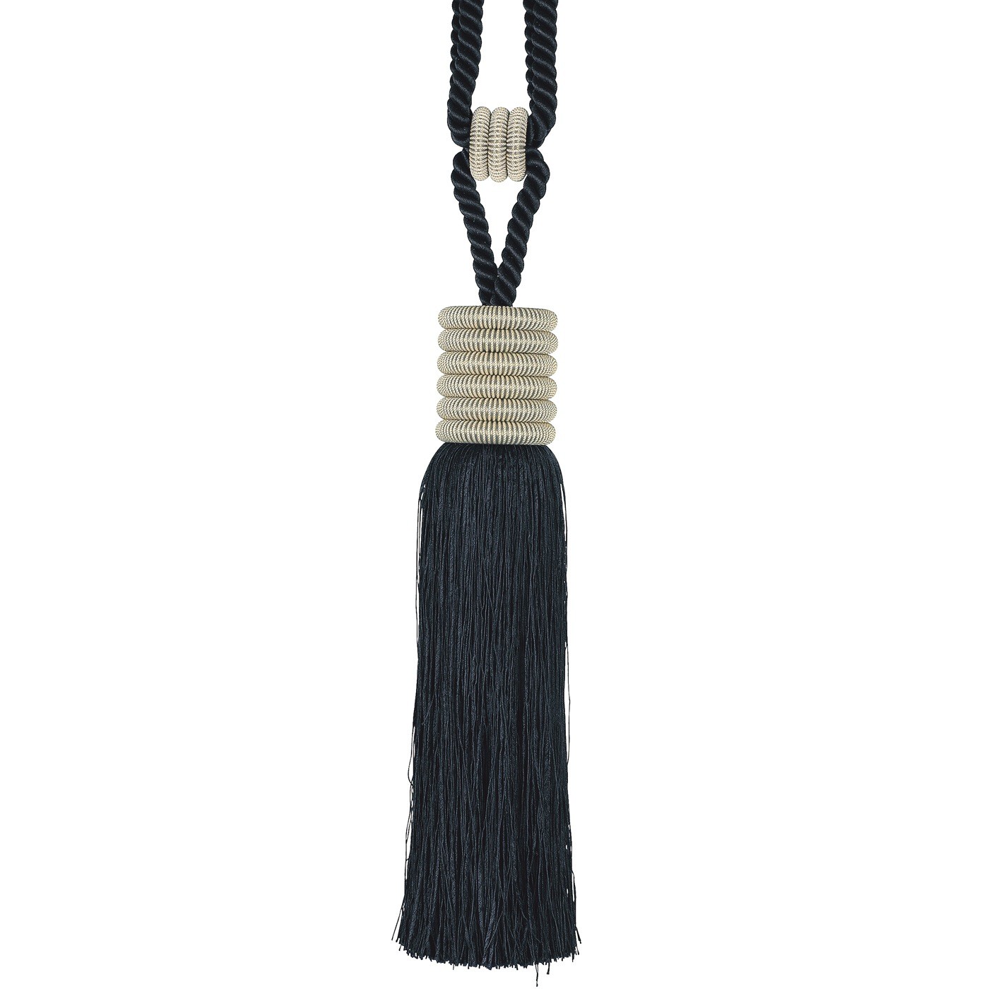 1 Tassel Tie Back With Rings 35268-9900