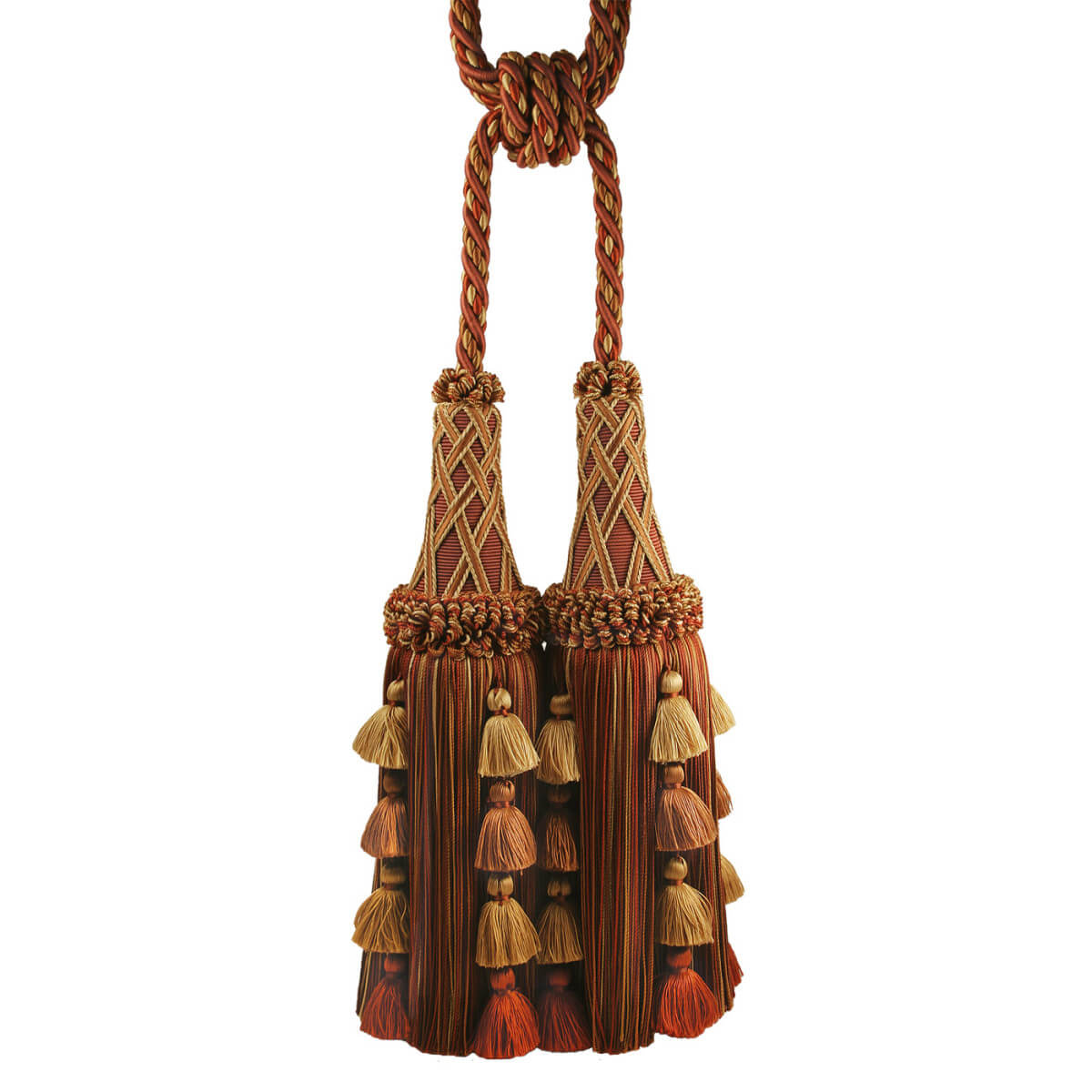11" Orsay Silk Double Tassel Tieback 988-34610-13