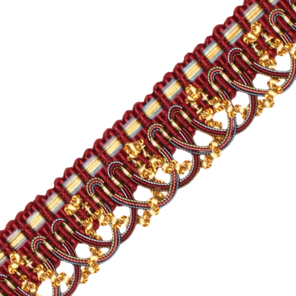 1.25" Le Musee Silk Scalloped Braid 982-27893-655
