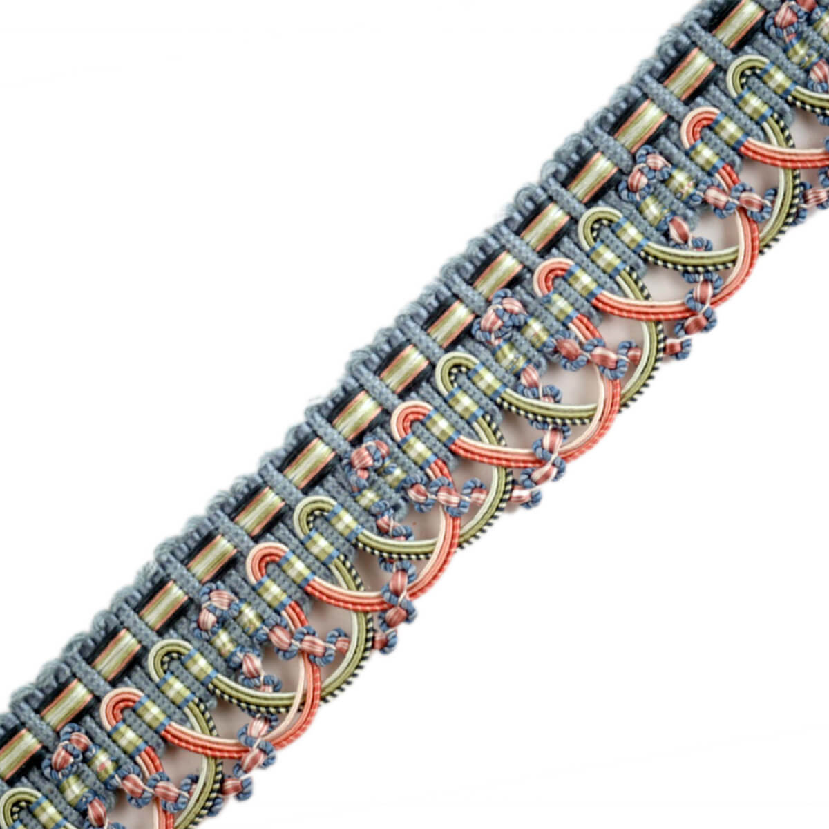 1.25" Le Musee Silk Scalloped Braid 982-27893-652