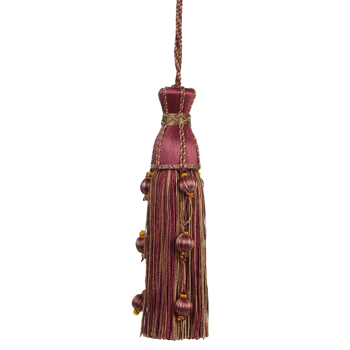 2 Opaline Key Tassels 35209-9520