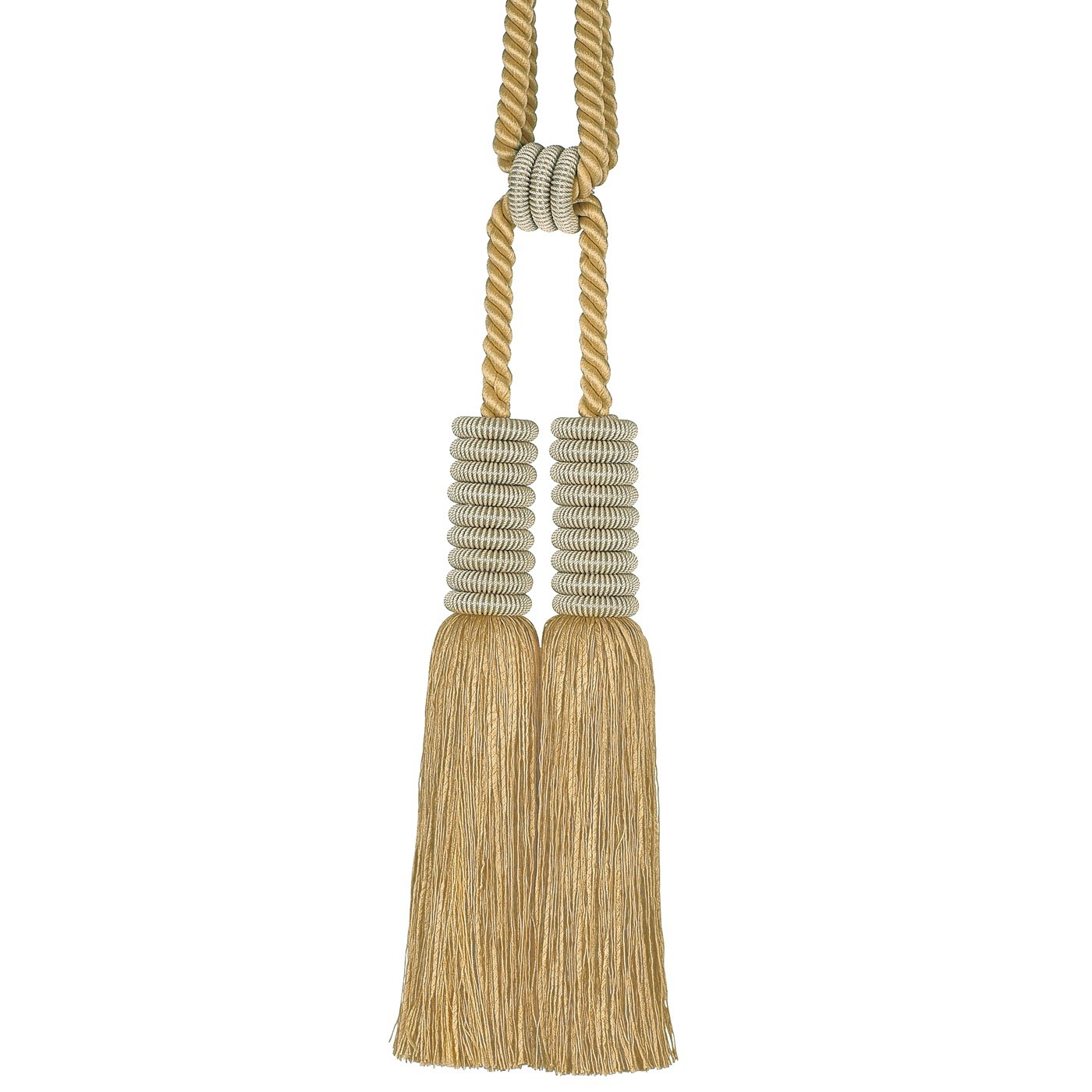 2 Tassels Tie Back With Rings 35267-9100