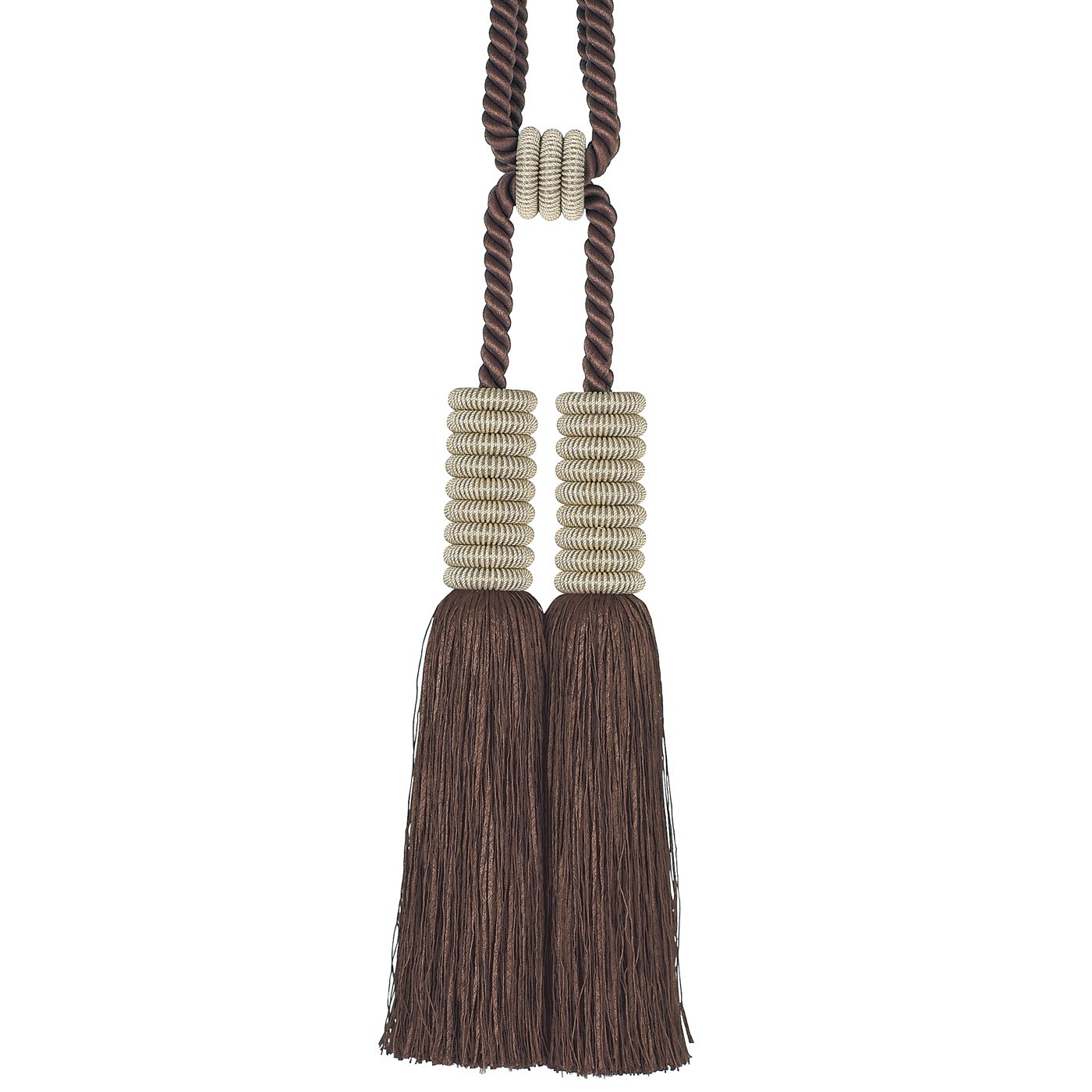 2 Tassels Tie Back With Rings 35267-9880