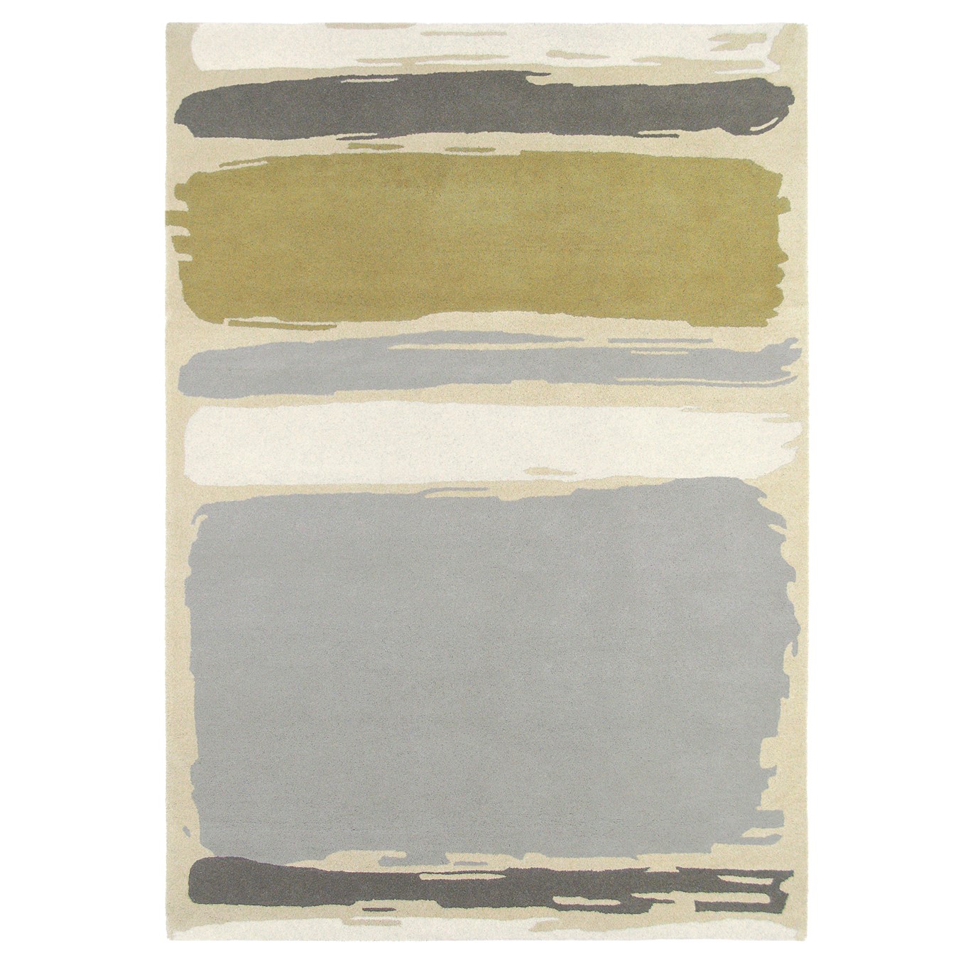 Sanderson Abstract Linden Silver 45401 Rug