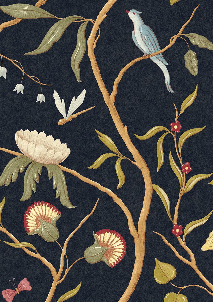 Adam's Eden Ebony Wallpaper