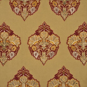 Alexandria Silk Linen Red Gold FD691V102