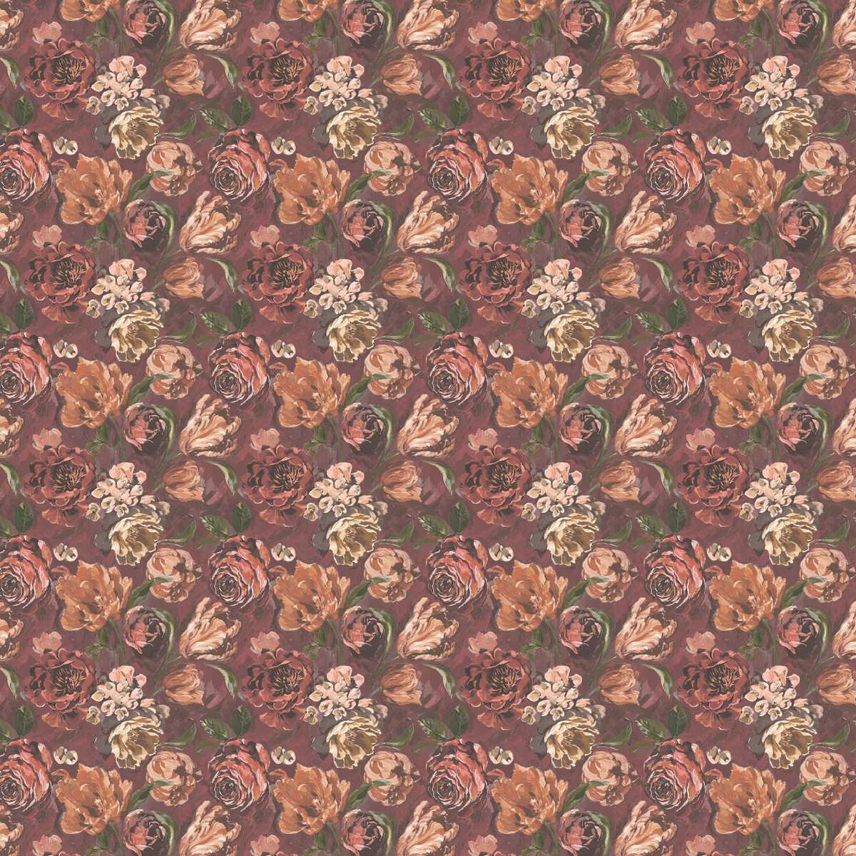 Bronte Wallpaper Crimson 21