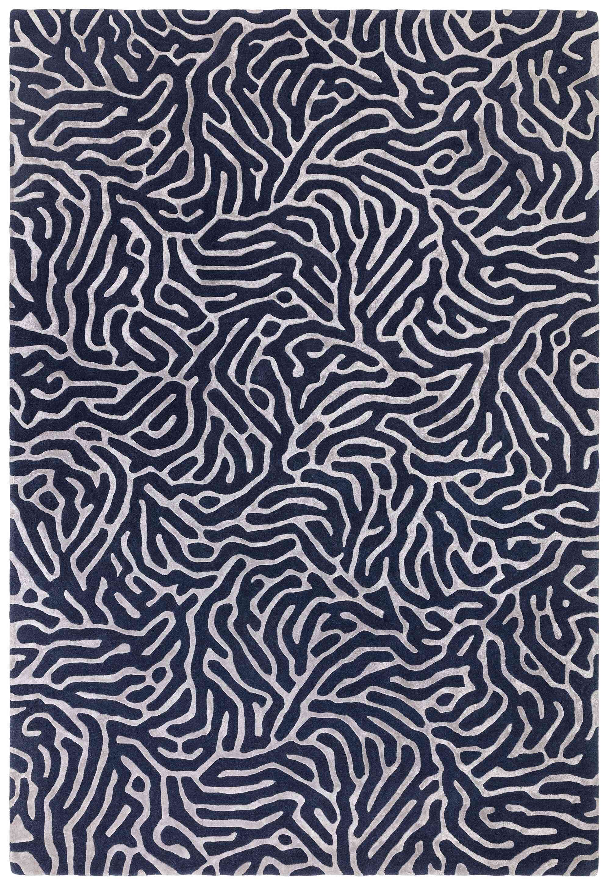 Coral Blue Rug