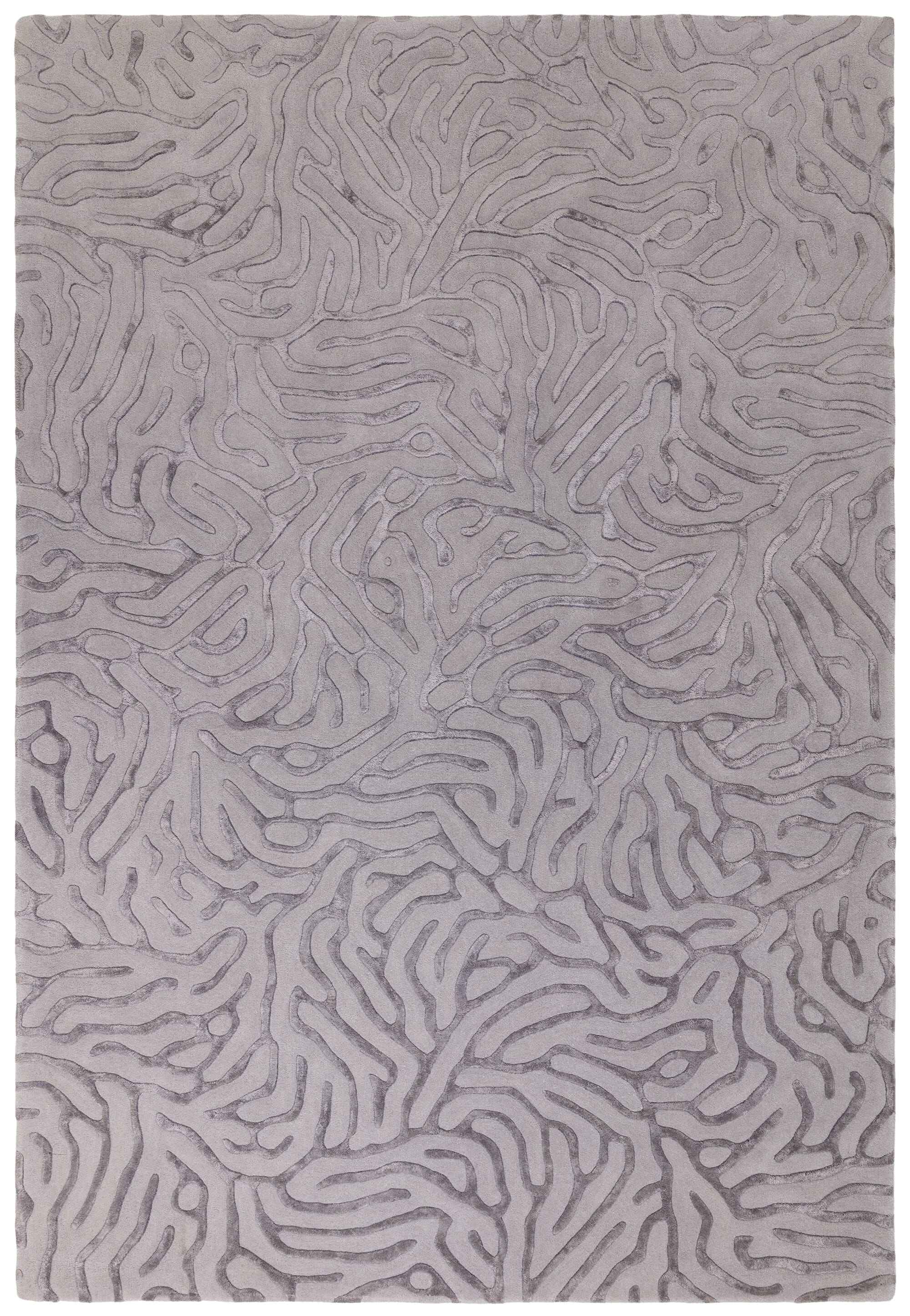 Coral Grey Rug