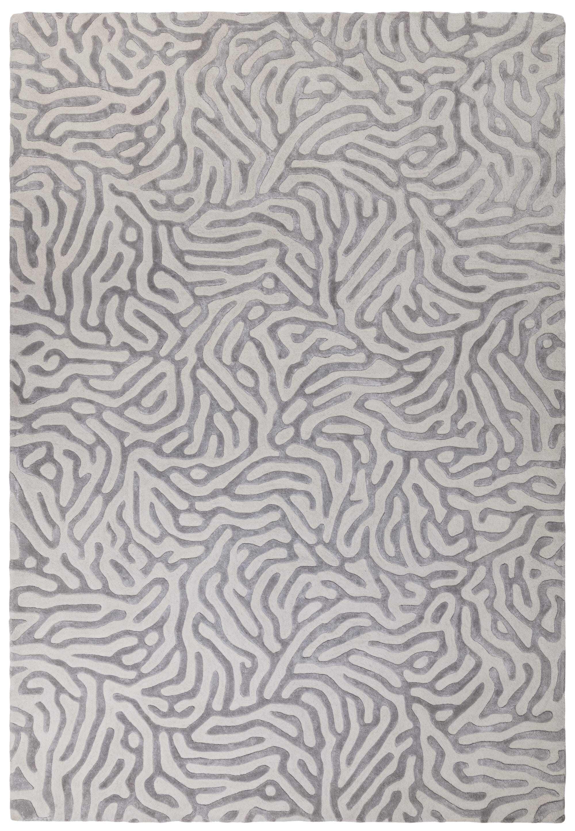 Coral Silver Rug
