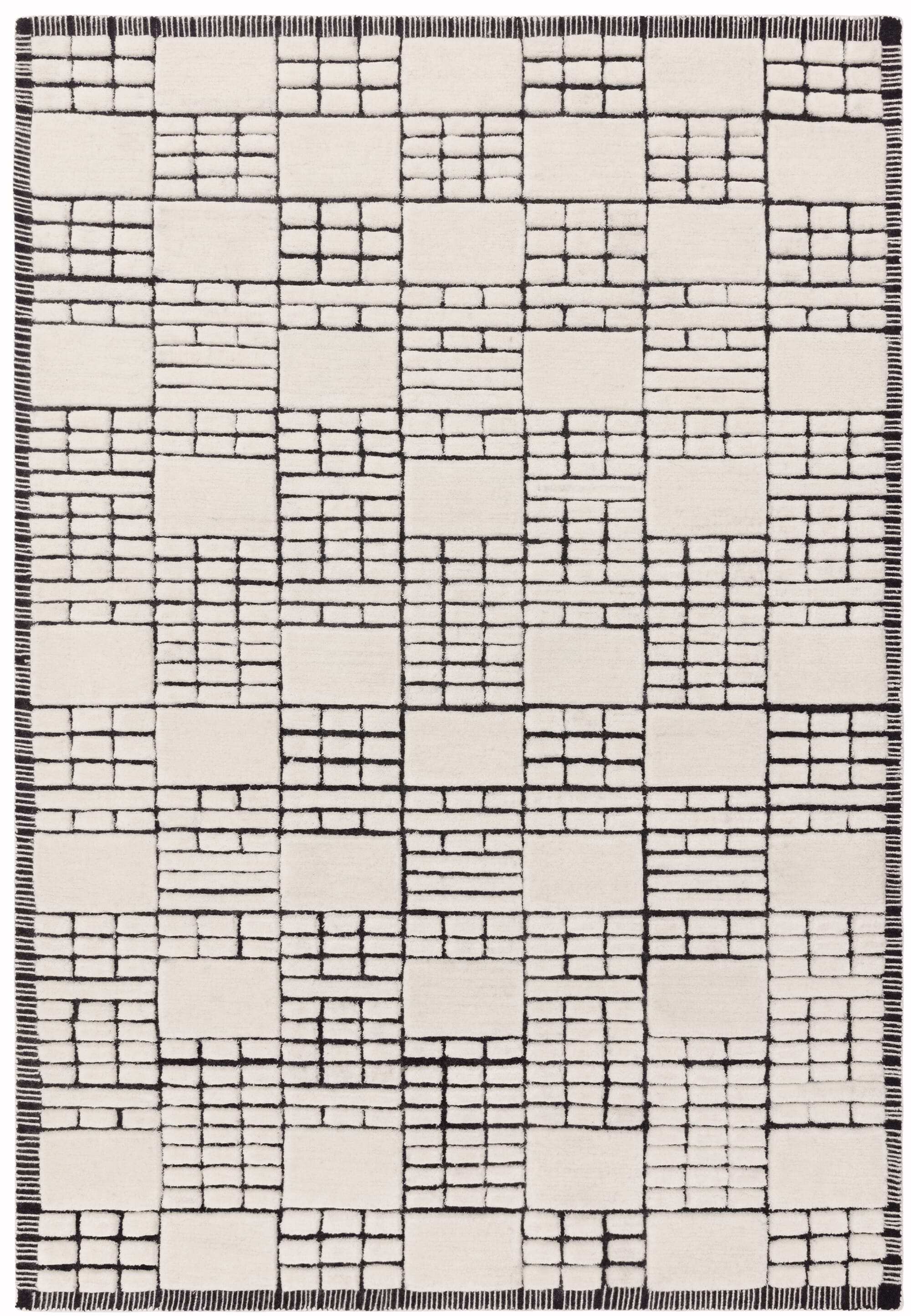 Empire Cream Black Rug