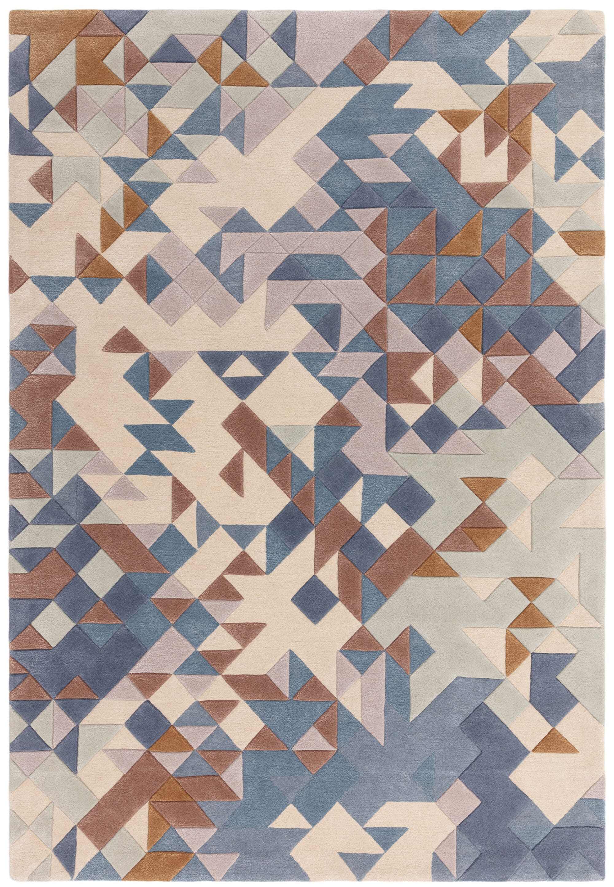 Enigma Blue Multi Rug