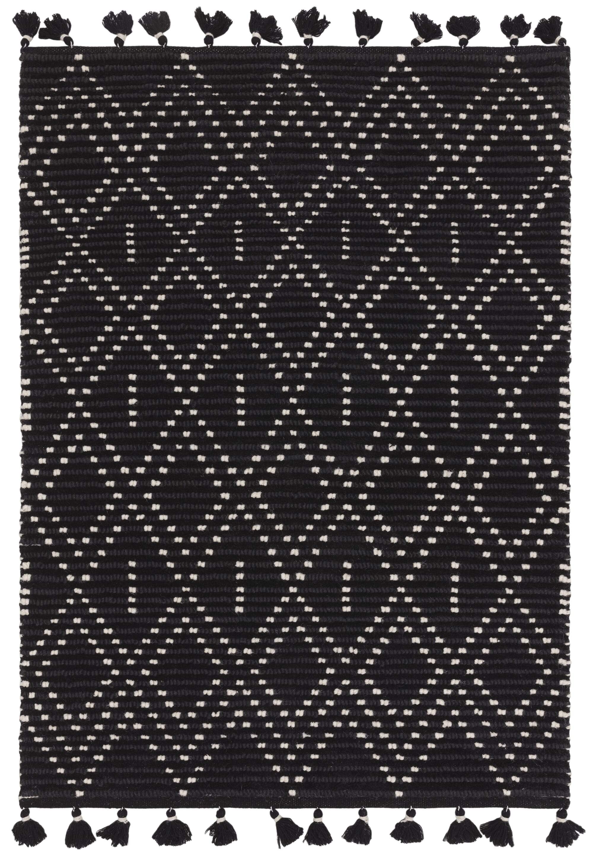 Nepal Black Cream Rug