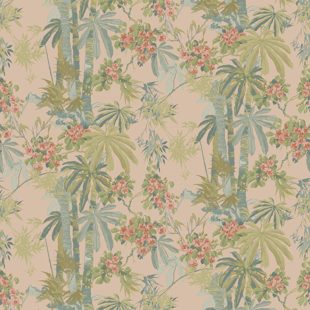 Bamboo Garden LW077-001 Dusky Pink