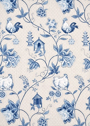 Bantam Toile Blue PP50341-2