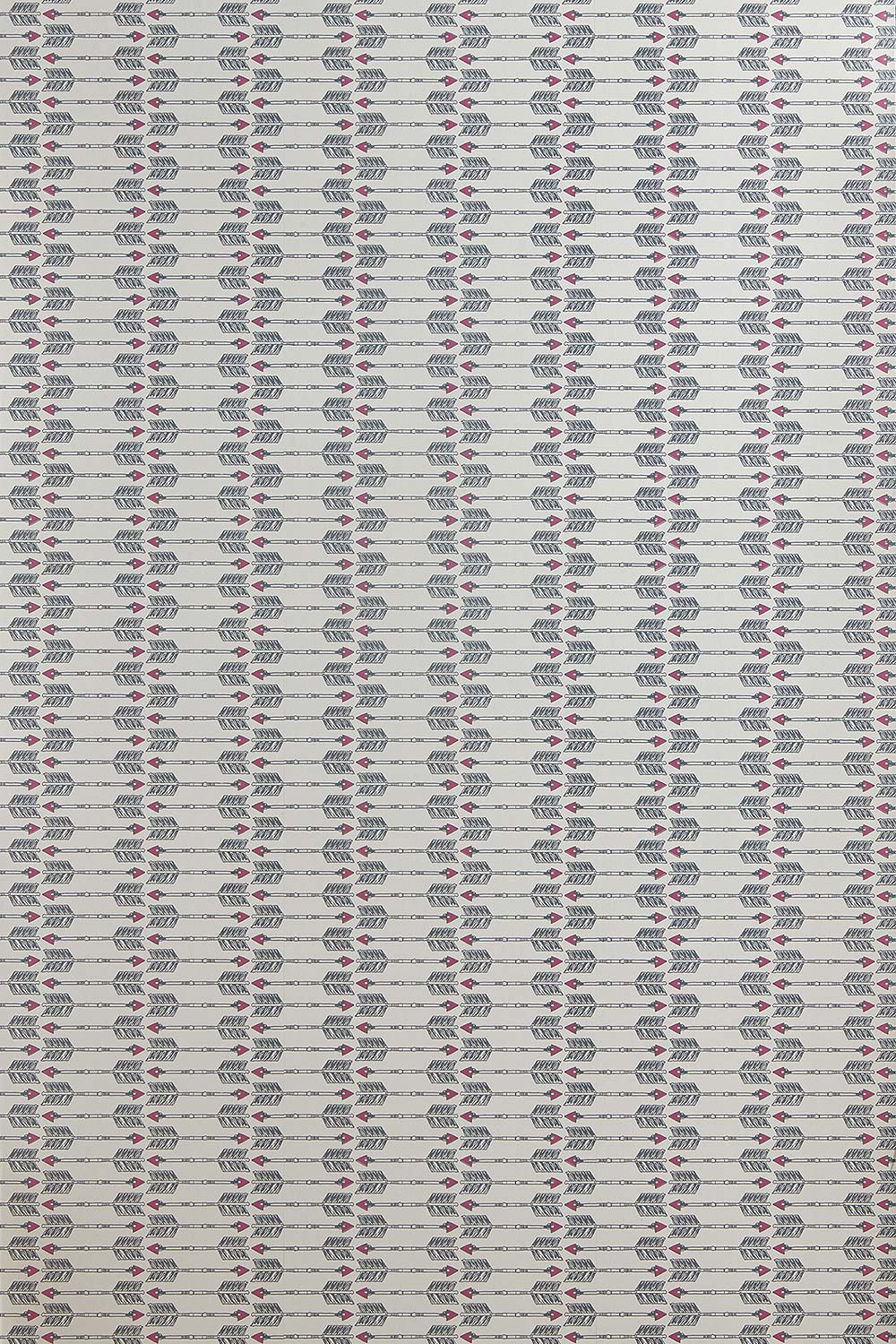Arrows Wallpaper Charcoal Pink