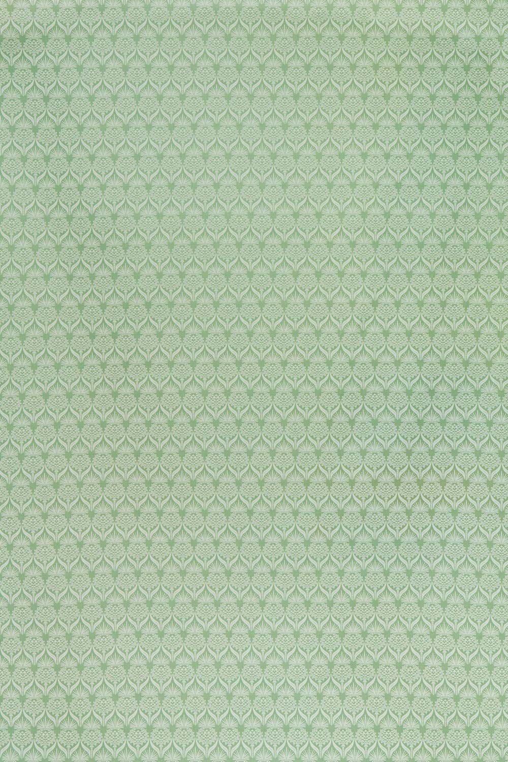 Artichoke Thistle Fabric Spring Green