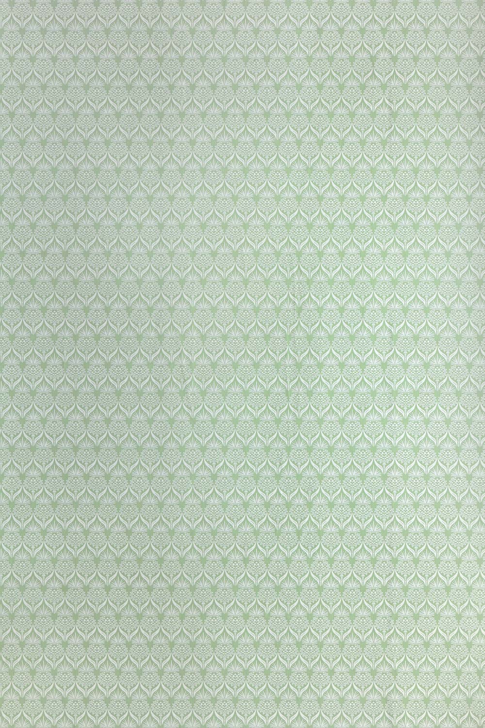 Artichoke Thistle Wallpaper Spring Green