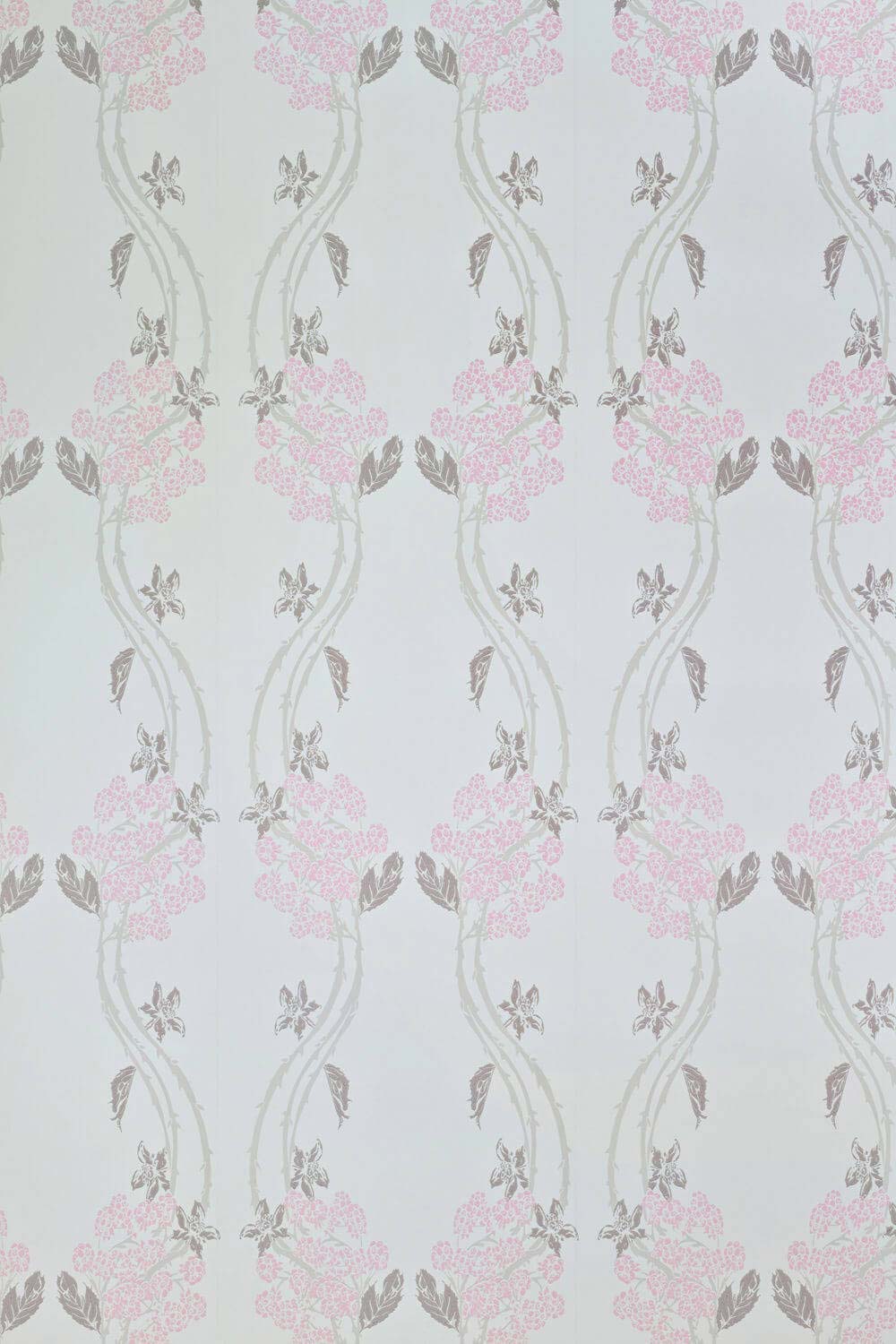 Autumn Berry Wallpaper Vintage Pink