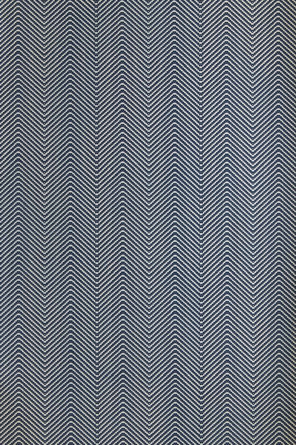 Chevron Wallpaper Ink Blue