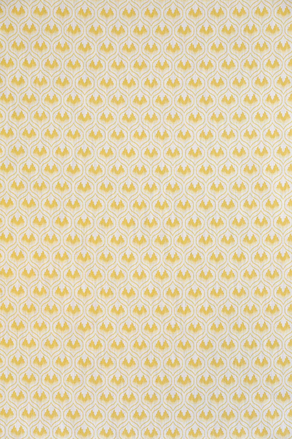 Ikat Heart Fabric Mustard