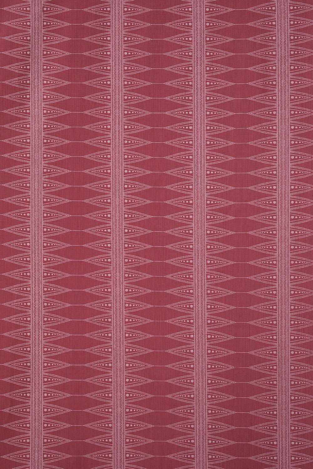 Indian Stripe Fabric Snug Red
