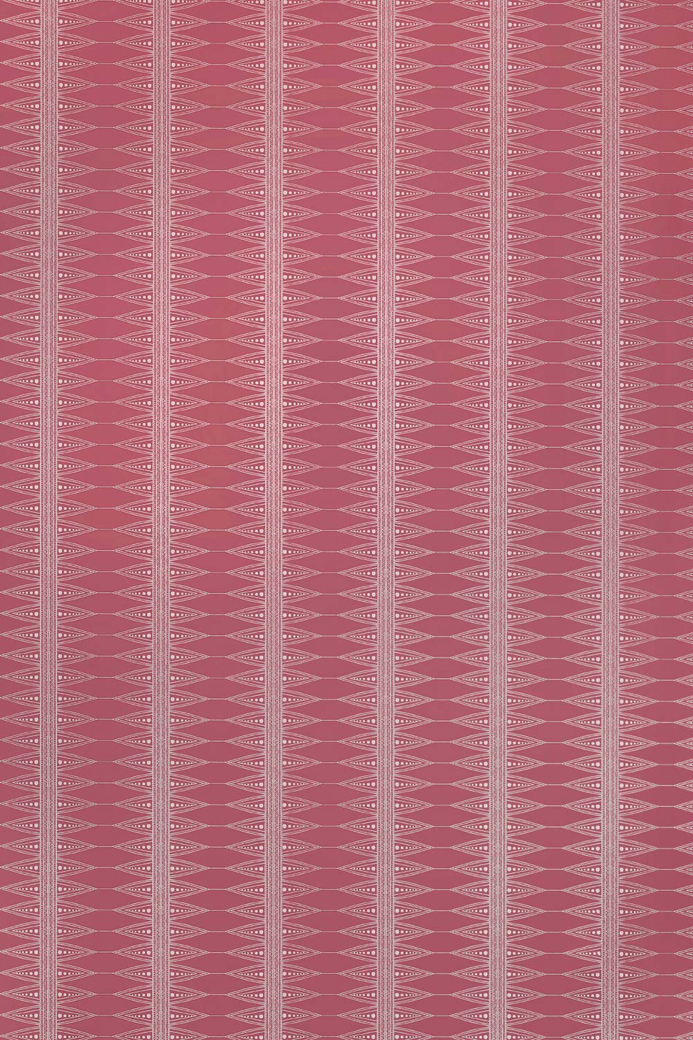 Indian Stripe Wallpaper Snug Red