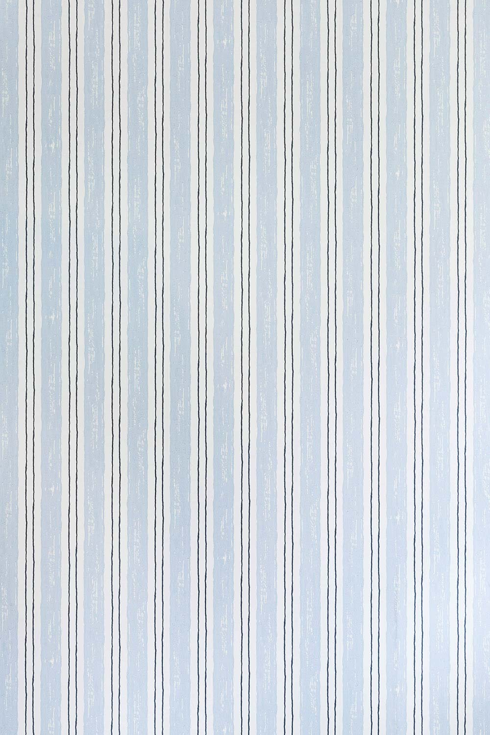 Painters Stripe Wallpaper Blue
