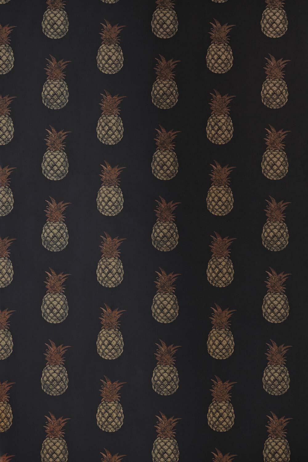 Pineapple Wallpaper Charcoal