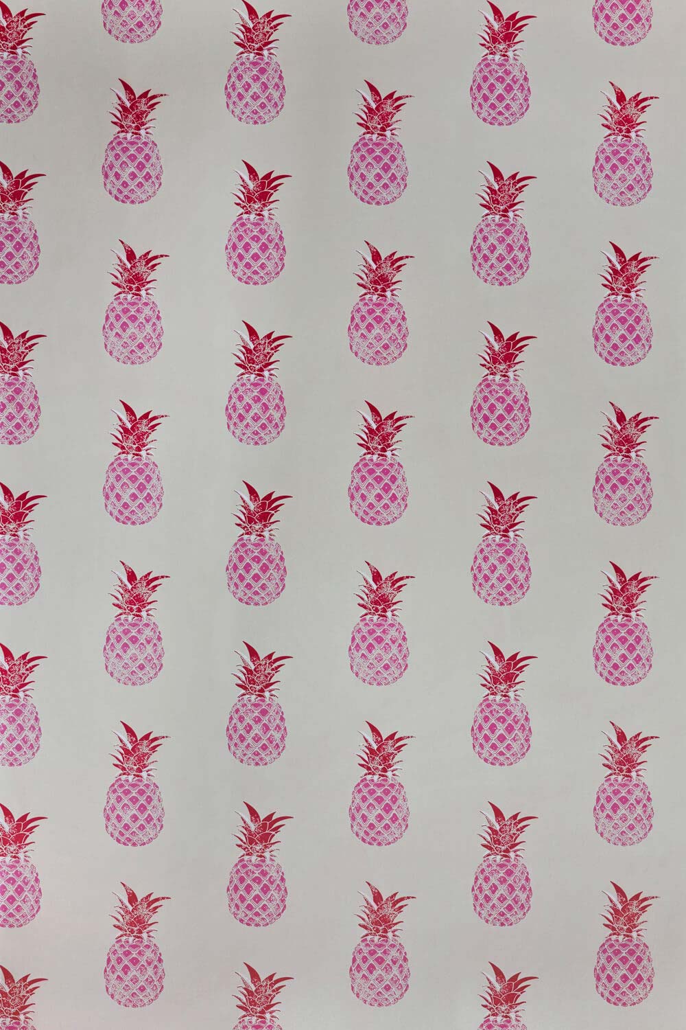 Pineapple Wallpaper Red / Pink