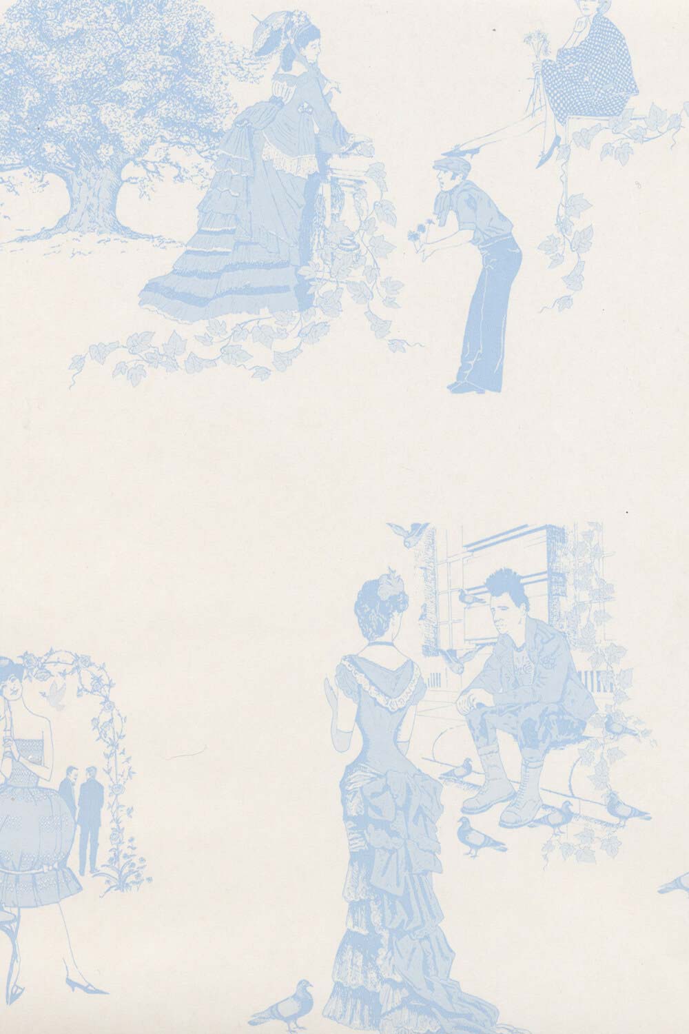 Promenade Wallpaper Wedgewood Blue