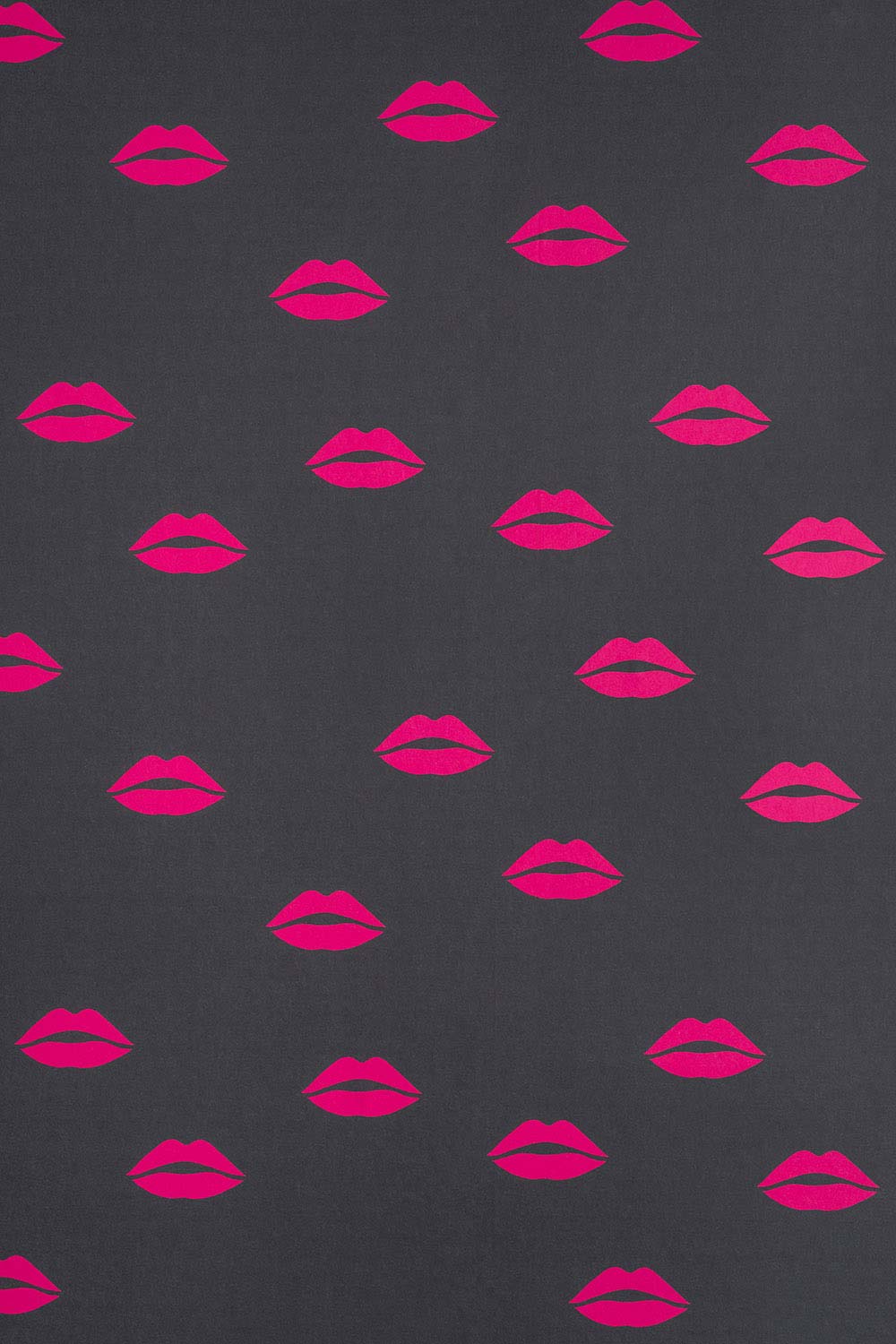 Tabitha Webb For Barneby Gates Lips - Hot Pink On Grey