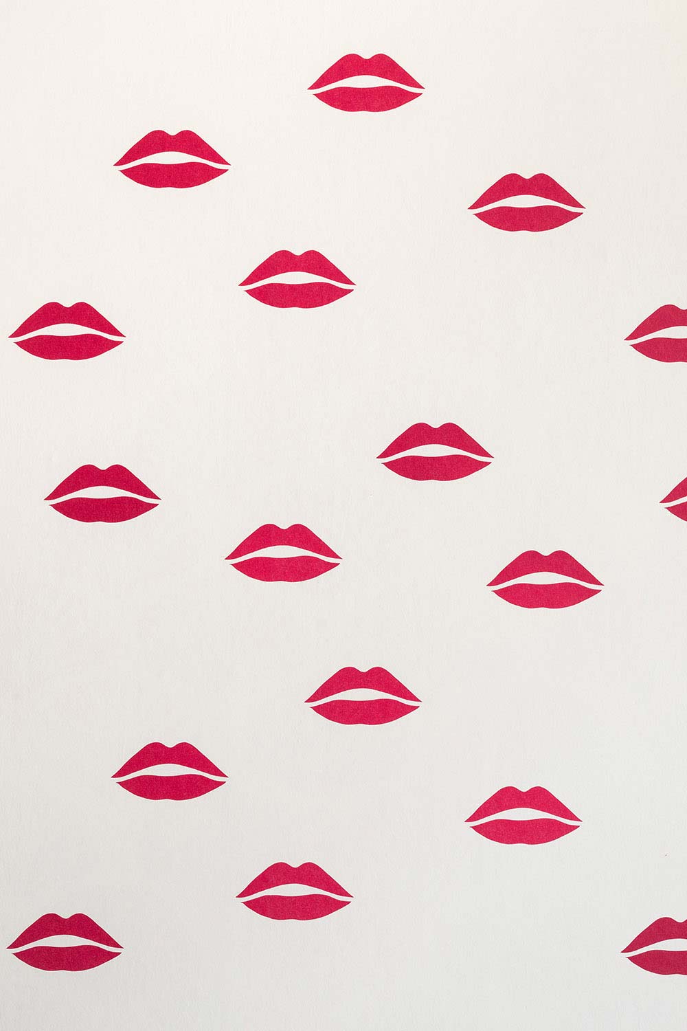 Tabitha Webb For Barneby Gates Lips - Red On Cream
