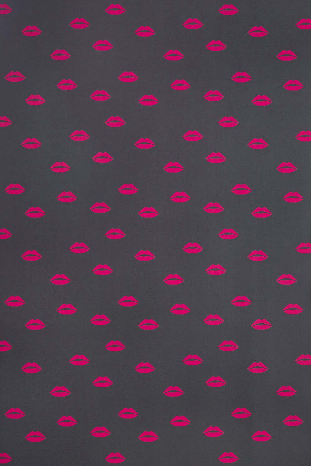 Tabitha Webb For Barneby Gates Lips - Hot Pink On Grey
