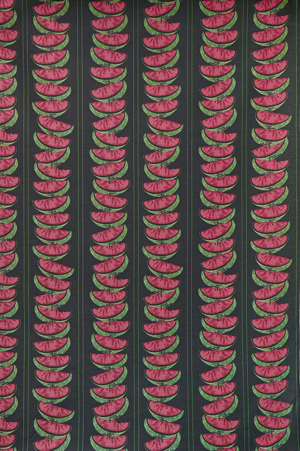 Watermelon Fabric Charcoal / Red