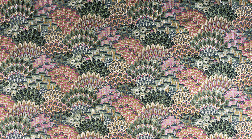 Plume Embroidery Jungle