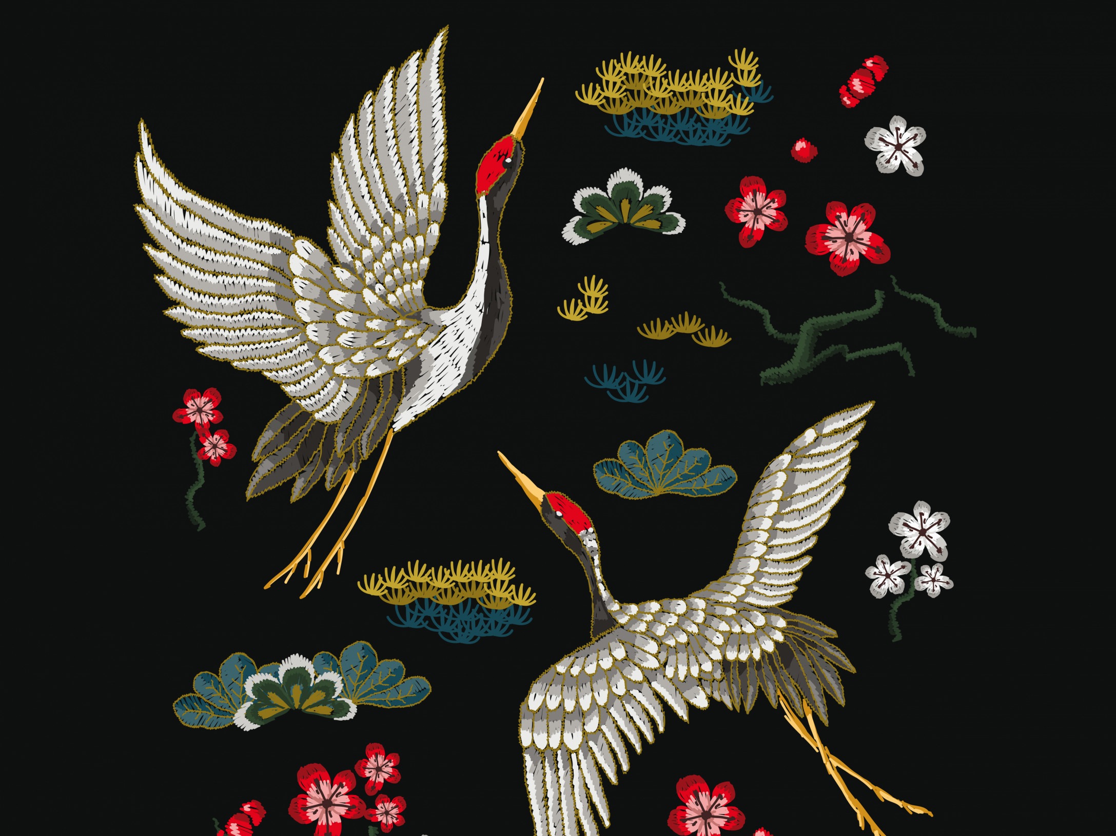Flying Cranes 30771