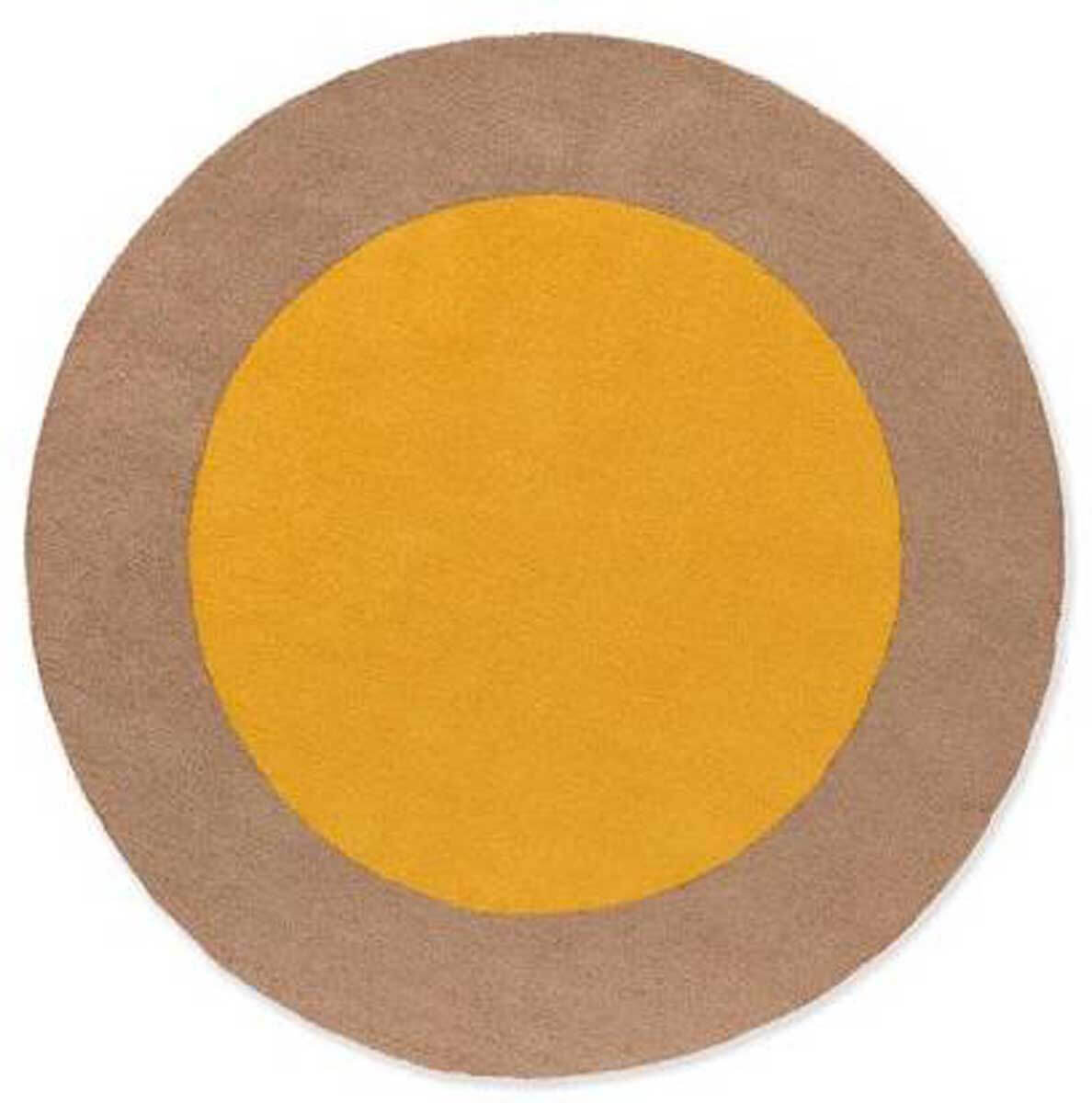 Festival Round Yellow 496306 Rug