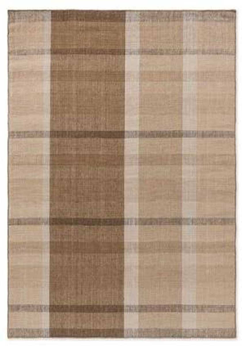 Zona Block Stripe Cashew 497501 Rug