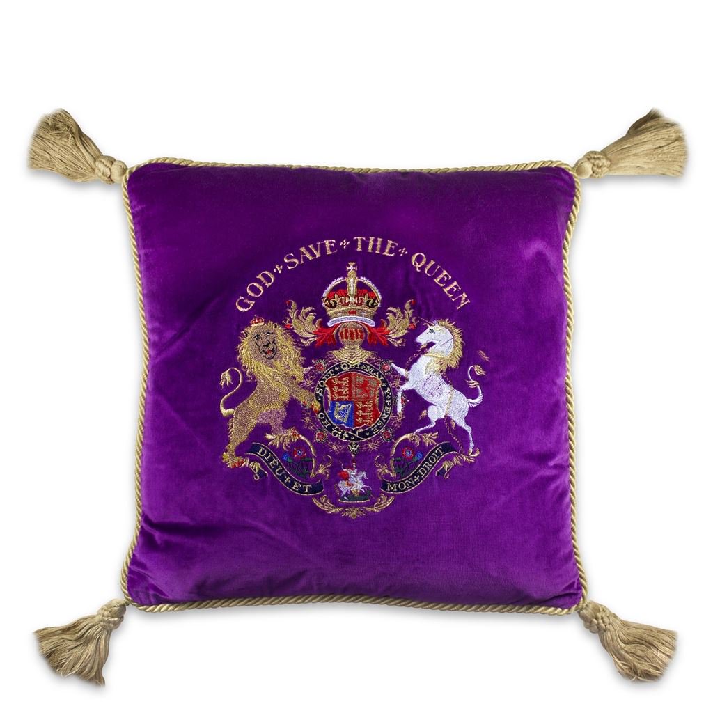 Buckingham Palace Purple Velvet CCRC7002