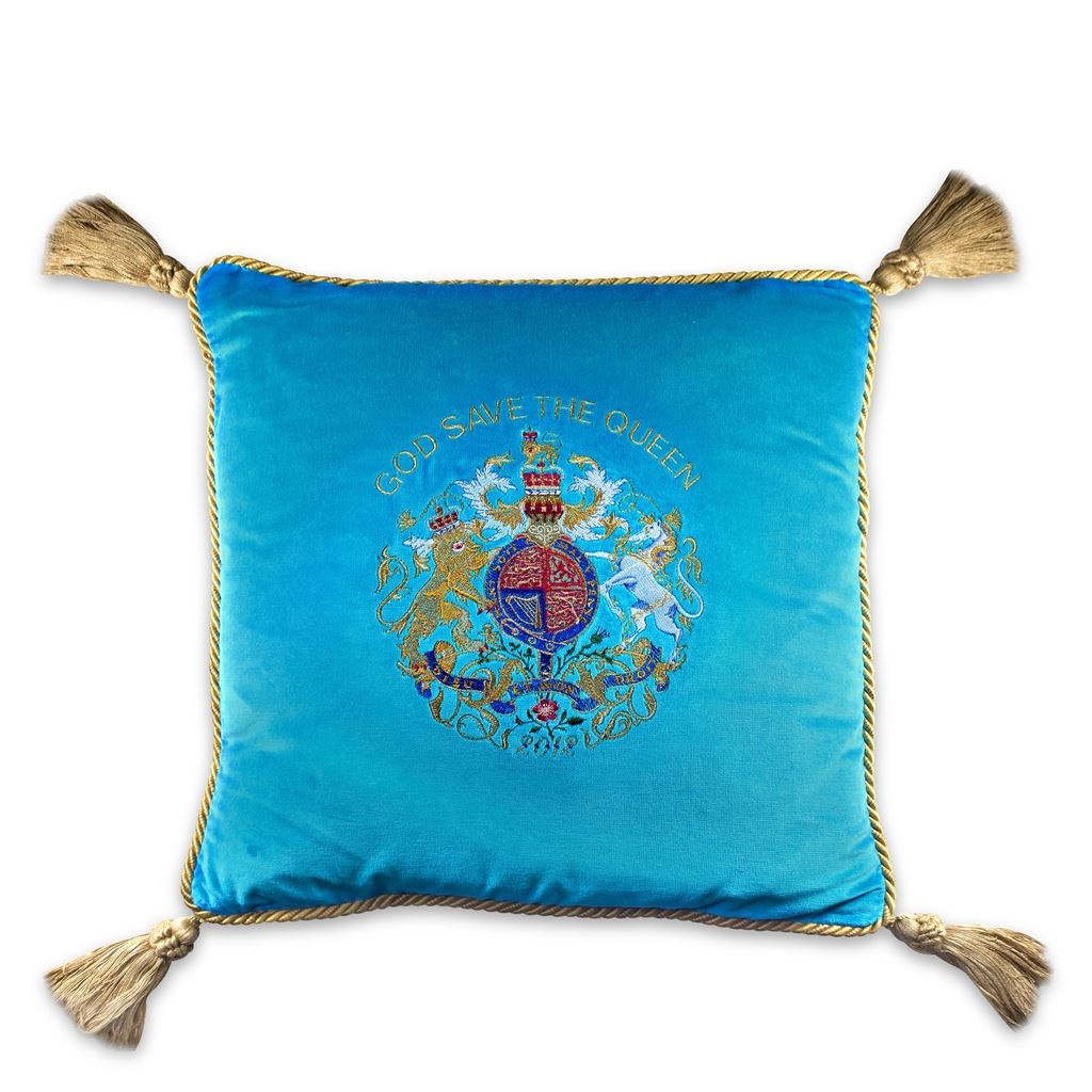 Buckingham Palace Turquoise Velvet CCRC7003