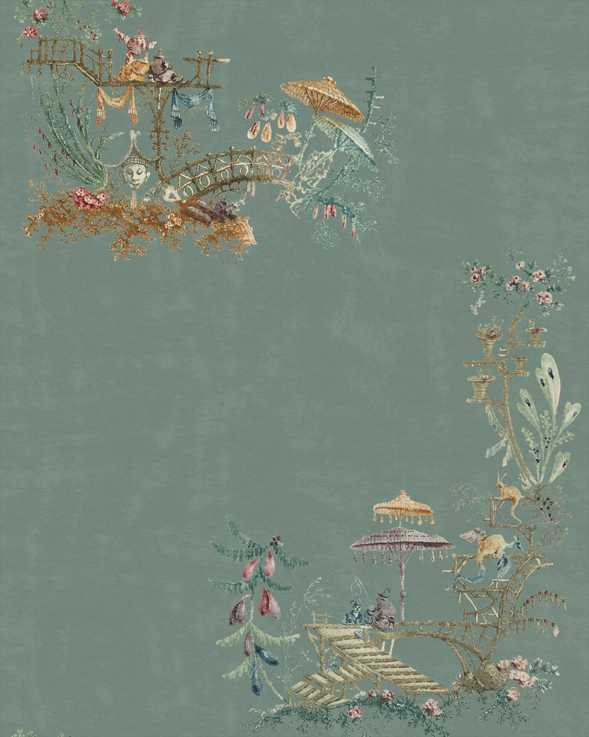 Chinoiserie Blue WP20437