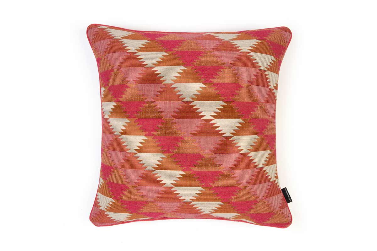 Busy Lizzie Hot Pink Cushion