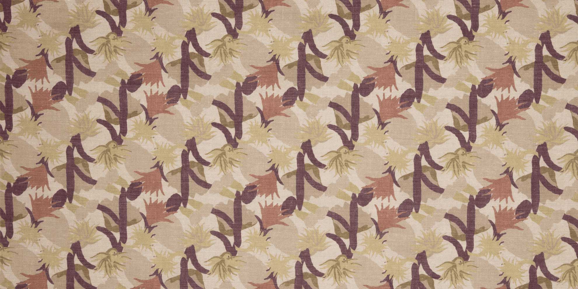 Cactus Flower Performance Print Vino