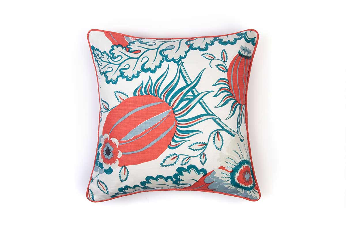 Carnival Coral Cushion
