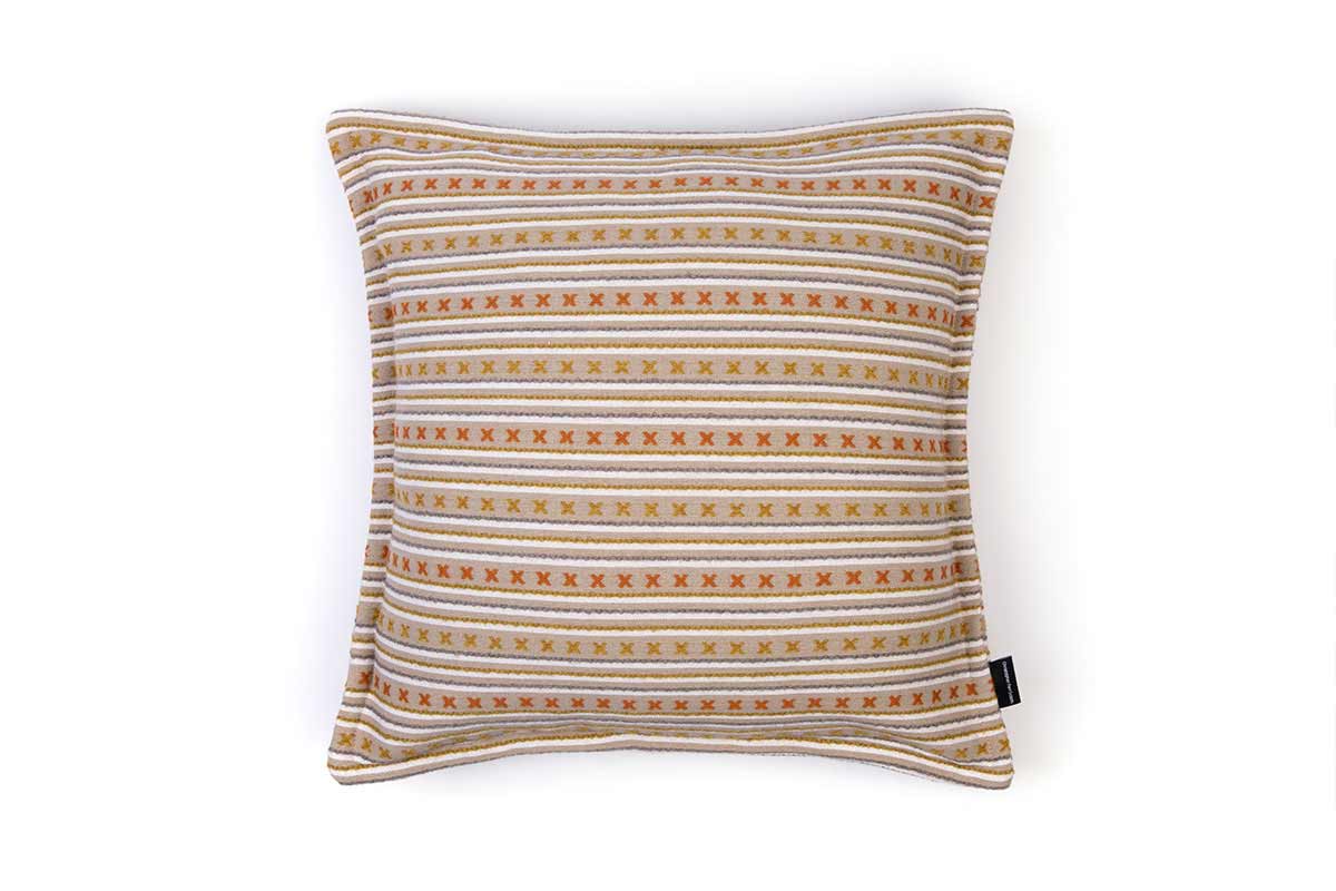 Criss Cross Natural Cushion