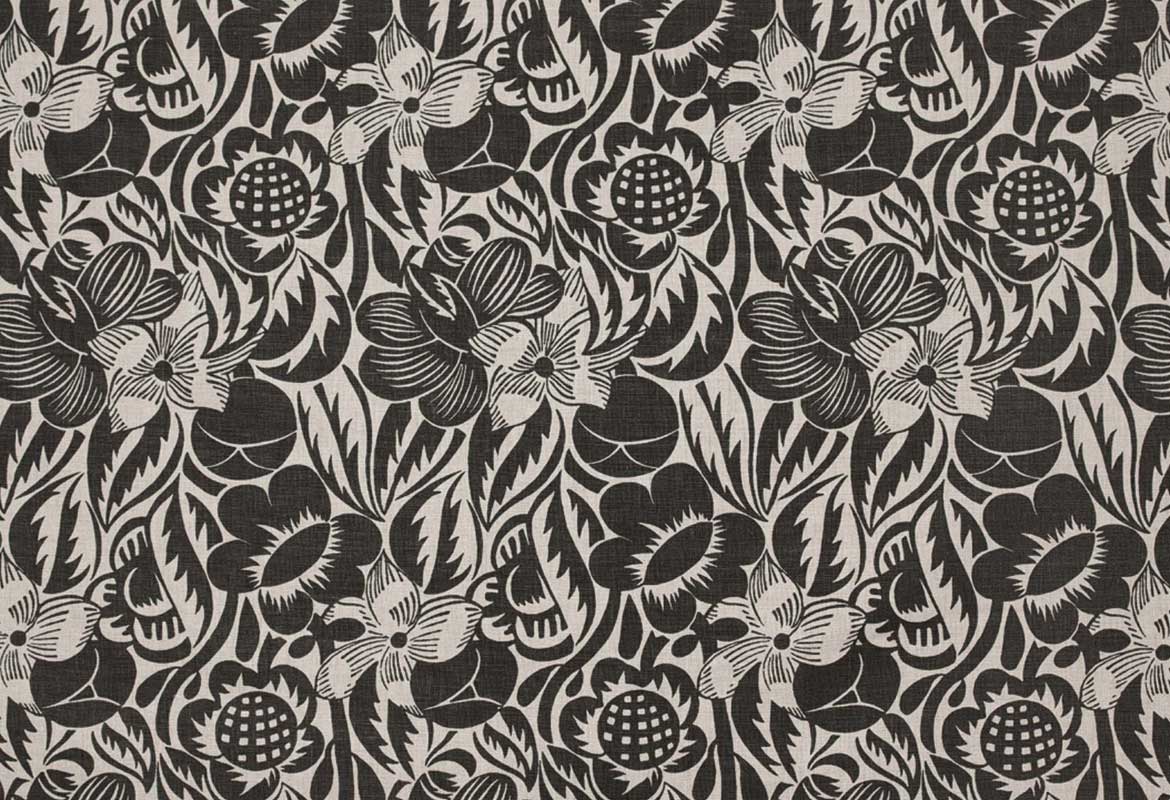 Fleurs Etoilees Charcoal