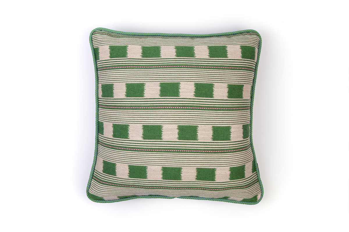Lost And Found Green Cushion