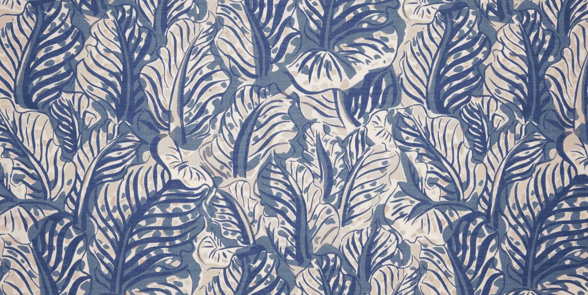 Mille Feuilles Performance Print Blue